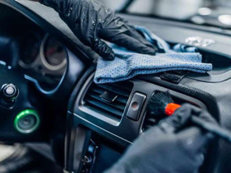 Interior car detailing in Sydney